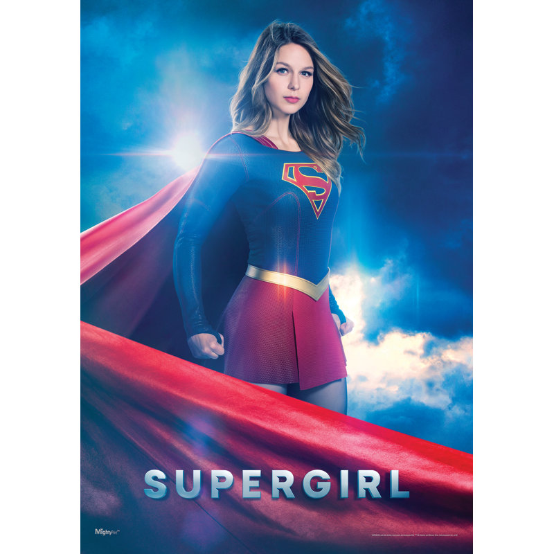 Décoration murale Supergirl Kara Danvers résistante à la décoloration et à la flexion