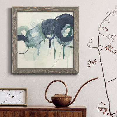 " Chainlink Verdigris II " Painting Print