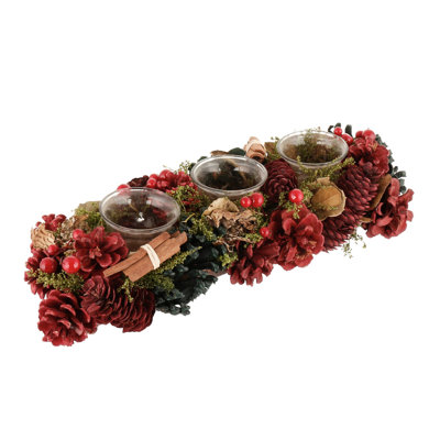 Wood Tabletop Tealight Holder