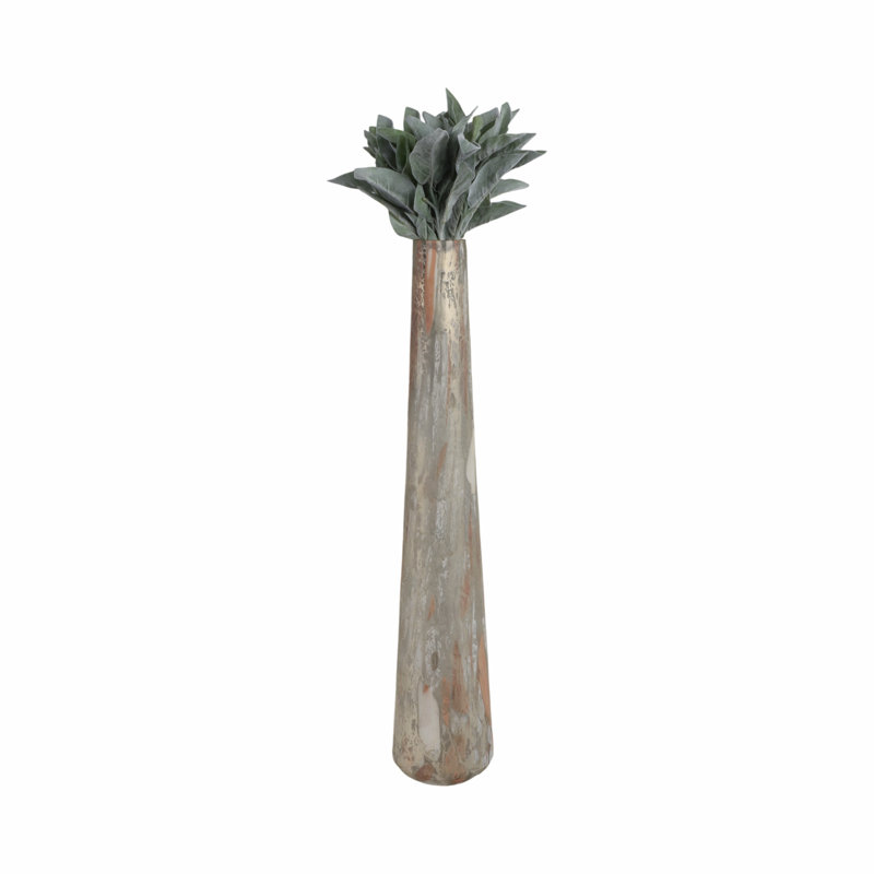 Krystaline Gebkea Large Glass Floor Vase, 34"