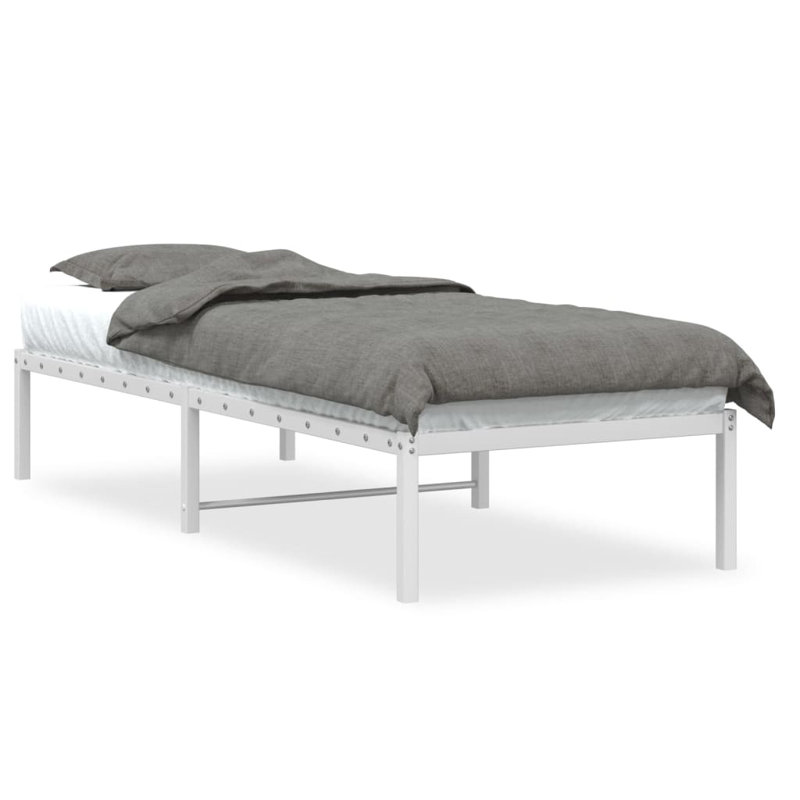 Akenside Bed, White, 80 x 200cm