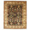Tabriz Wool Oriental Area Rug in Black/Brown/Ivori