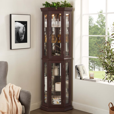 Vitrine de coin lumineuse