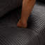 Canapé modulaire surdimensionné confortable en velours côtelé gris foncé pour le salon avec coussins de dossier moelleux