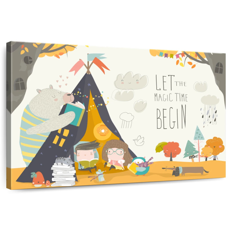 Ashelle «Let The Magic Time Commencer», H 16 po x l 24 po
