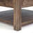Monroe 38"W Solid Acacia Rustic Square Coffee Table with Large Drawer and Open Shelf-12130262