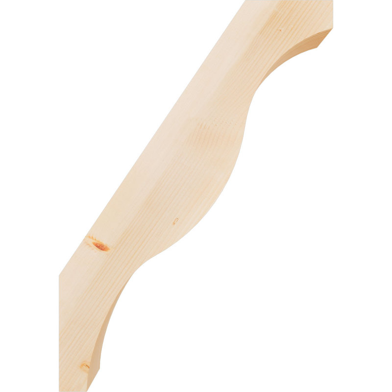 Attelle de genou Funston, Sapin de Douglas, Lisse, H 40 po x l 5,5 po x P 28 po