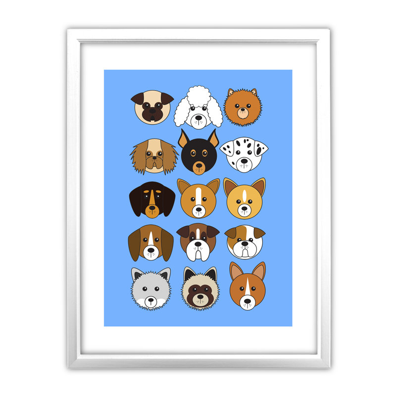 Single Picture Frame Print, White
