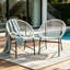Ensemble de chaises de patio en osier-129028109