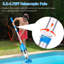 Accessoire de piscine sans fil 21GPM avec mât télescopique