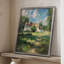 «LANDSCAPES Series XCV III», reproduction encadrée - bois massif-840648307