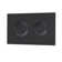 Matt Black Round Dual Flush Push Button