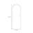 Half-circle Solid Wood with sponge with velvet fabric Full Length Mirrors