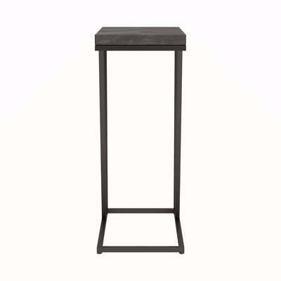 Rustic Grey Herringbone and Accent Table