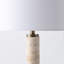 Lampe de table en travertin Elinora