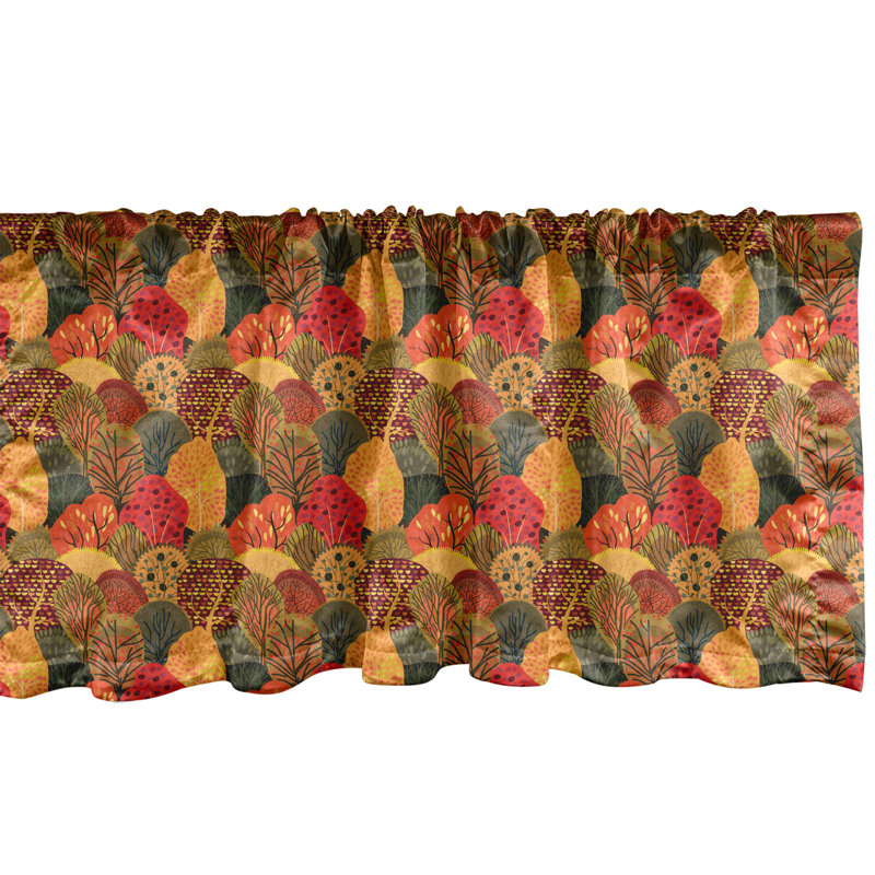 Multicolore ensemble de 2 cantonnières Ambesonne, L 54 po x L 18 po