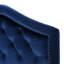 Tête de lit en velours bleu marine - Grand et double, avec sophistication à boutons et têtes de clous élégantes-1475314661