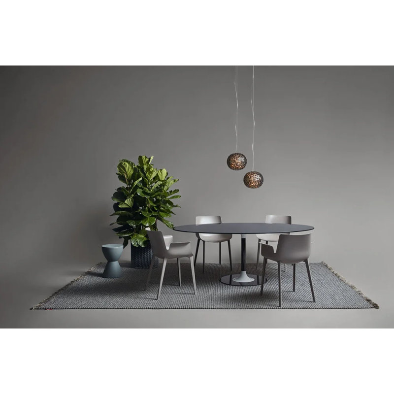 Piuma Outdoor Dining Armchair, Gray