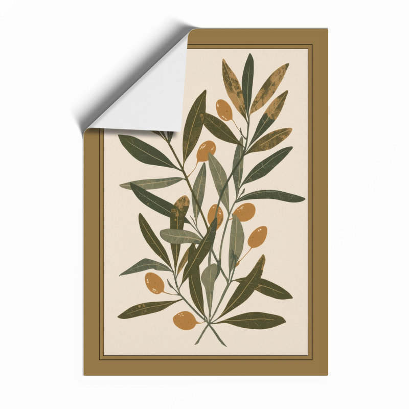 Study Plant Botanical - Framed Print, Unframed, A3 - 42.0 x 29.7 cm