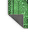 Tapis vert / noir en laine tissé à la machine Dashayla Southwestern-399396392
