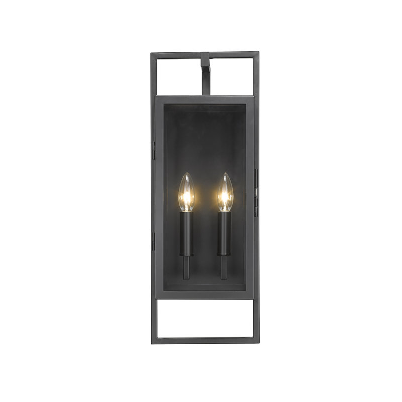 Dametrious Steel Wall Light, 21.5" H x 8" W x 6" D