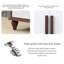Tablettes fonctionnelles amovibles pour garde-robe