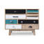 Petekar Solid Wood 80 cm W Chest of 9 Drawers