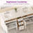 72'' Double Bathroom Vanity with Engineered Stone Top and Ceramic Sinks