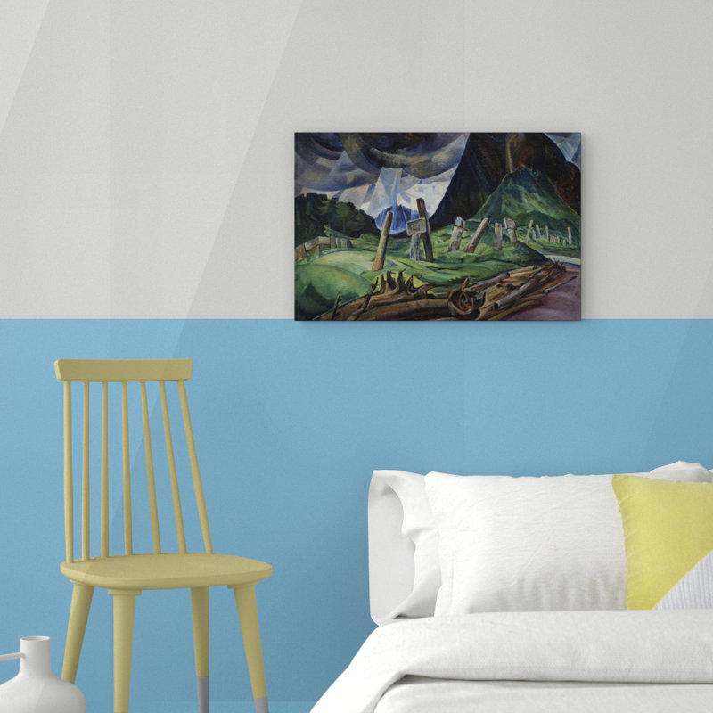 Emily Carr - Wrapped Canvas Painting, 50cm H x 76cm W