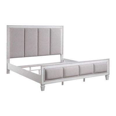 Dwerg Upholstered Standard Bed in Gray -  Everly Quinn, 1641CECBAD56433AB4ED1668CF5CD412