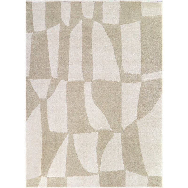 Tapis beige Kylan, Rectangle 5 pi 3 po x 7 pi