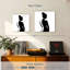 Silhouette créative de femme-96625085