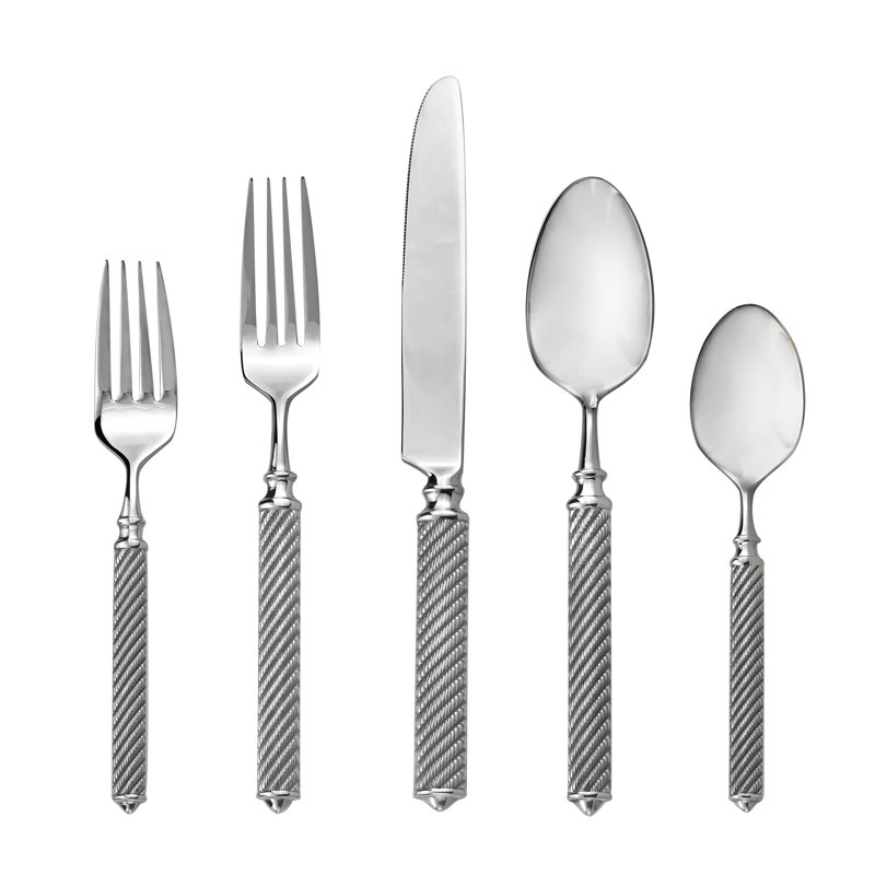 Torsade 18/10 Stainless Steel 45 Piece Set, Service For 8 With Hostess Set