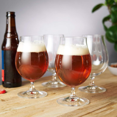 15.5oz. Crystal Tulip Glass Set