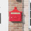 Cast Aluminum Wall Mounted Post Box-125152672
