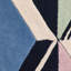 Fiona Howard Zig Zag Daniel Hand Tufted Wool Blue/Pink Rug-19491223
