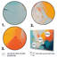 «Blue and Orange Paint Expression 2», art mural abstrait-1506874125-1506874137