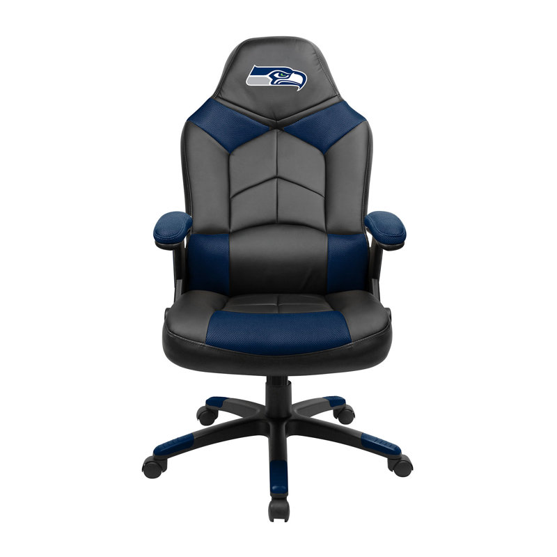 NFL Oversized Gaming Chair, Black/Gray and Seattle Seahawksand