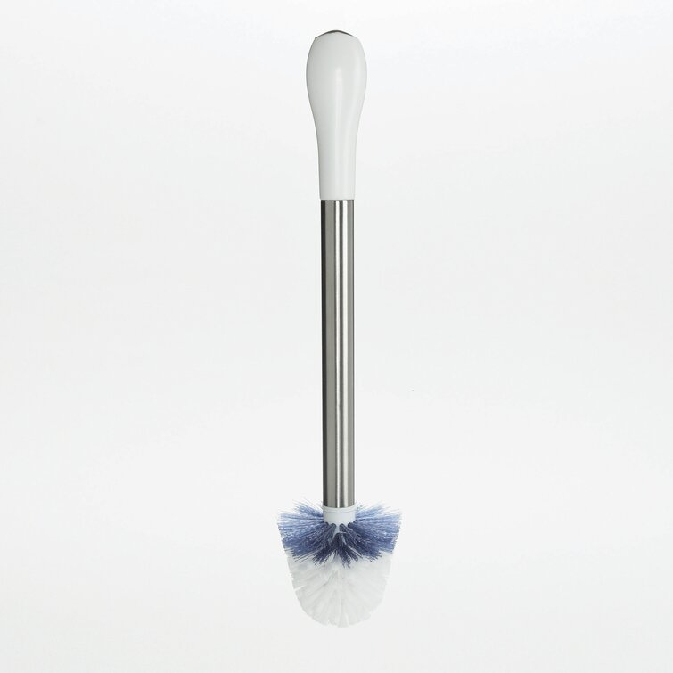 OXO 1286100 Good Grips 19 Bathroom Stainless Steel Toilet Brush with  Canister 