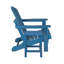 Chaise Adirondack pliante en plastique avec table Laguna-1190806435