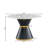 46.85''Faux Marble Top Metal Base Round  Dining Table-93602439