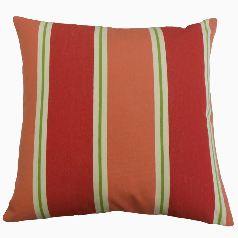 Coussin Quiqui, 20 po x 20 po, Coussin décoratif, Rouge