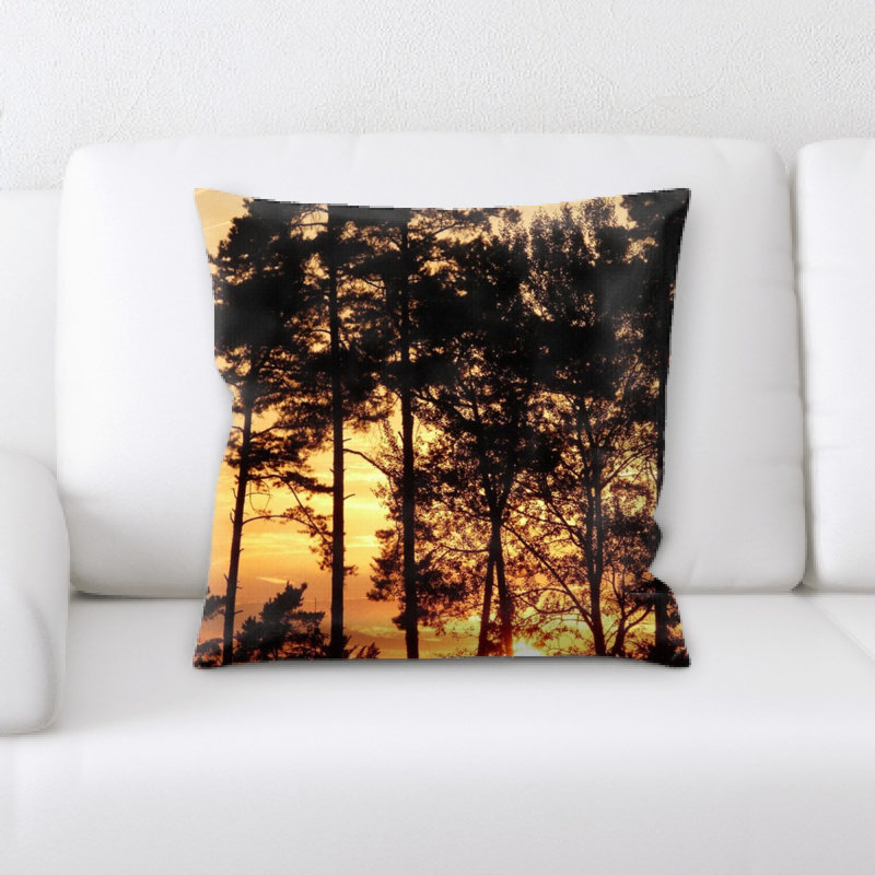 Coussin décoratif ciel soirée