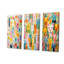 «Nursery Colorful Animal Pattern I», ensemble de 3 reproductions d'art sur toile-995267147-995267149