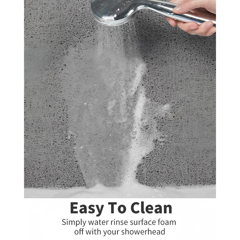 Non-Slip Comfortable Textured Surface Bathroom Mat, Quick Drying And Easy To Clean, Suitable For Wet Areas, No Suction Cup