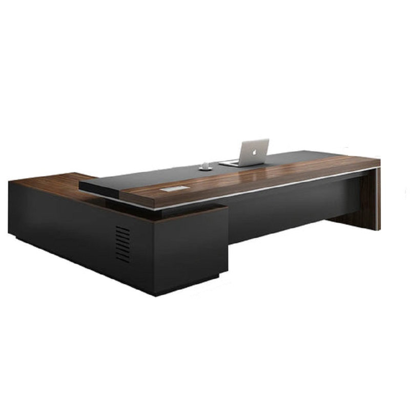 Nasi L-Shaped Executive Desk, 75cm H x 200cm W x 80cm D