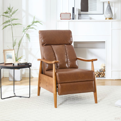 Fauteuil à cadre en bois, fauteuil d'appoint moderne pour le salon (fauteuil d'appoint)