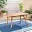 Table de salle à manger 70 "ovale en bois avec une touche de finition
