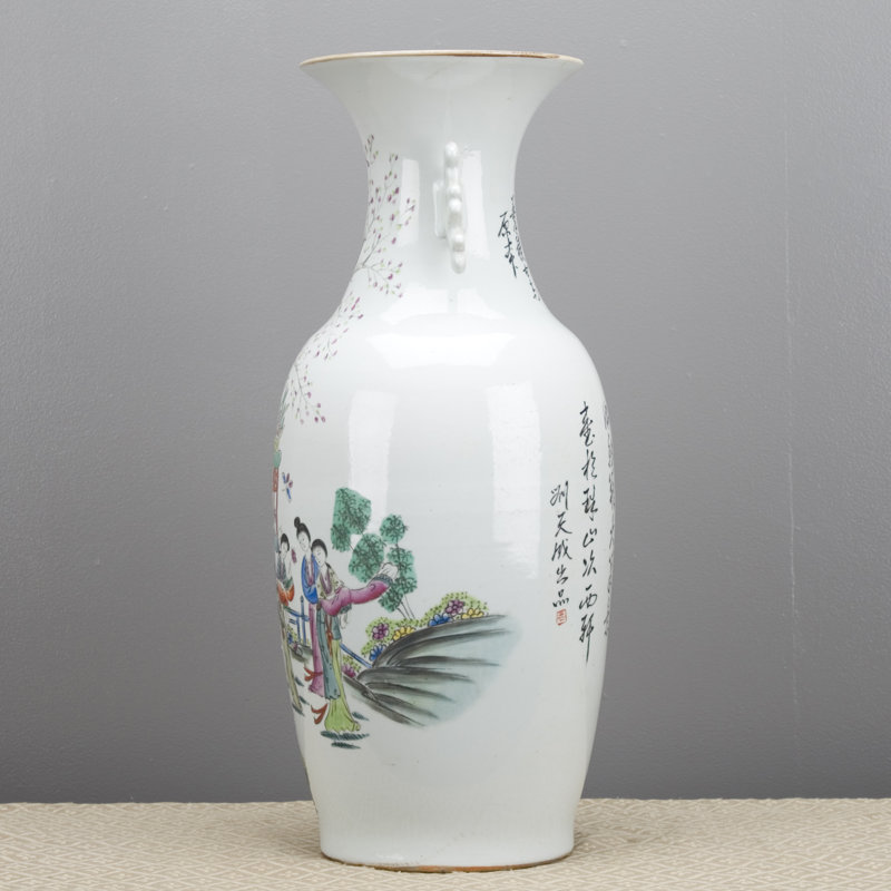 Porcelain Vase Garden Elegance