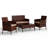 4 - Person Patio Conversation Sets with Cushions-724532794